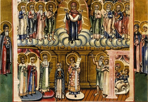 19th century - "Pokrov" The Protection of the Mother of God - Russia, late 19th century